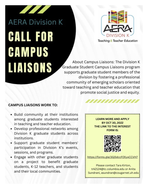 Call for Campus Liaisons 2022-2023_Updated